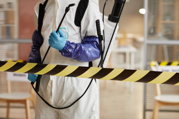 Professional Sewage Cleanup technician working in Selah, WA